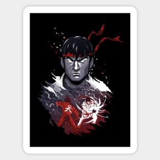 Ryu VS Akuma Sticker